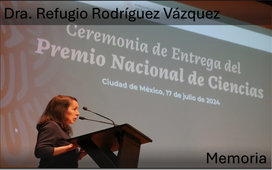 Refugio Rodríguez Vázquez - Premio Nacional de Ciencias