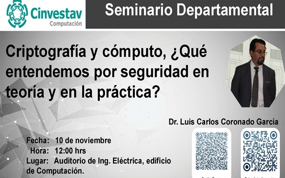 Criptografía y cómputo, ¿qué entendemos por seguridad en teoría y en la práctica?