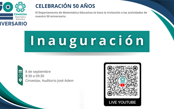 Inauguración. Actividades del 50 aniversario