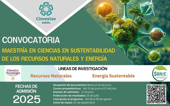 Maestría en Ciencias en Sustentabilidad de los Recursos Naturales y Energía