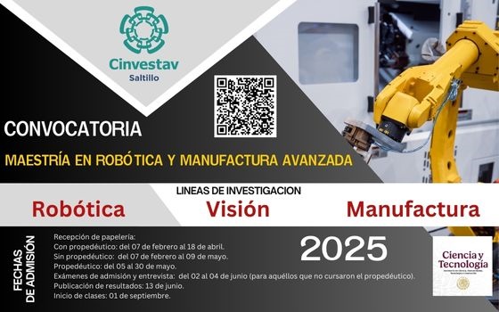 Maestría en Robótica y Manufactura Avanzada