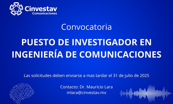 Puesto de Investigador en Ingeniería de Comunicaciones