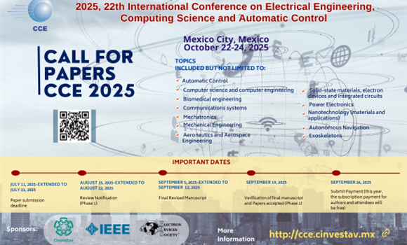 Call for Papers CCE 2025