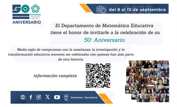 50 aniversario del Depto. de Matemática Educativa Mesa 5: Mujeres que cuentan: la academia en clave de género