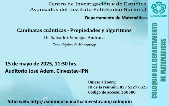 Coloquio del Departamento de Matemáticas