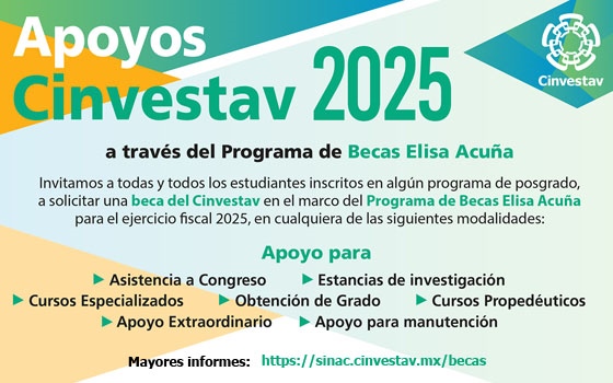Apoyos Cinvestav 2025