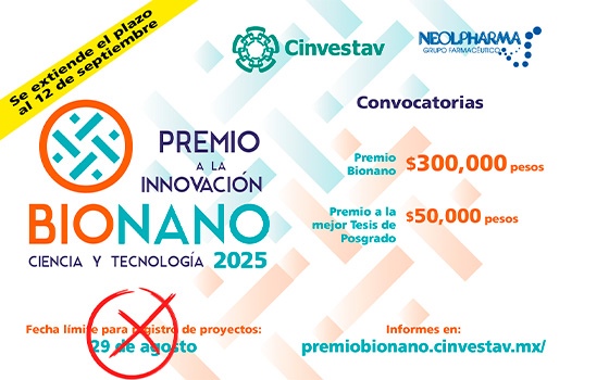 Premio a la Innovación Bionano Ciencia y Tecnología 2025