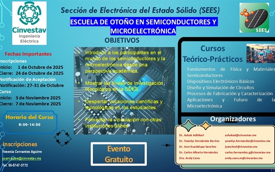 Escuela de Otoño en Semiconductores y Microelectrónica 2025