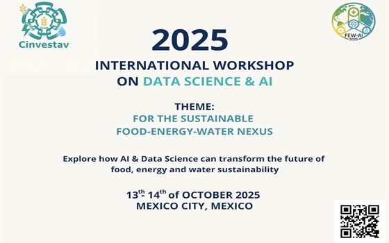2025 International Workshop on Data Science and AI for the Sustainable Food-Energy-Water Nexus