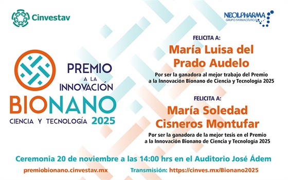 Premio a la innovación en Bionano - Ciencia y Tecnología 2025 (Ganadores)