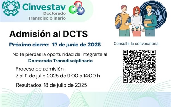 Convocatoria 2025: Doctorado en Ciencias en Desarrollo Científico y Tecnológico para la Sociedad